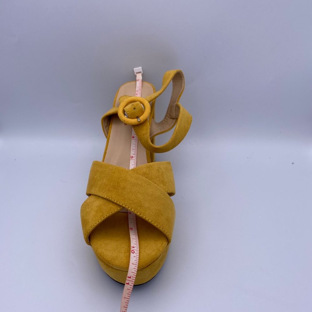 FSJ Summer Ankle Strap Chunky Heel Sandal Peep Toe_10